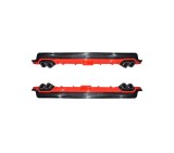 Ornament difuzor de bara universal Cod: UNIV-063-1 130cm Negru+Rosu, Oem