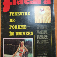 revista flacara 27 octombrie 1973- articol si foto festivalul sarmis,hunedoara