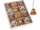 Cumpara ieftin Set 72 ornamente brad Craciun lemn multicolor 5x5.5 cm