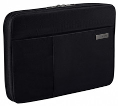 HUSA LEITZ tableta 10 inch, 1 compartiment, buzunar frontal, poliester, negru, foto