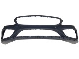 Bara fata Mercedes Clasa C (W205), 01.2014-12.2018, cu 4 gauri pentru Senzori de parcare (PDC); grunduit, Aftermarket