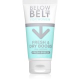 Below the Belt Grooming Fresh and Dry Boobs crema pentru s&acirc;ni &icirc;mpotriva transpirației și a mirosului neplăcut 75 ml
