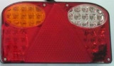 Stop Stanga LED 12V FT-088 235x135mm 5 Functii: Pozitie, Frana, Semnalizare, Numar, Mansalier. Universal Tractor, Camion