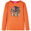 Tricou pentru copii cu maneci lungi, portocaliu ars, 116 GartenMobel Dekor, vidaXL