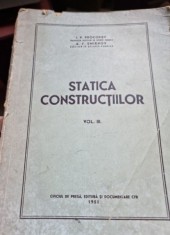 STATICA CONSTRUCTIILOR, VOL III - I.P.PROCOFIEV