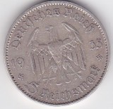 Moneda Argint Germania 5 Reichsmark 1935, Germania, Colectionari. 