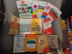 Lot car?i, culegeri, manuale de matematica pt gimnaziu ?i pregatire examen na? foto