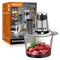 Tocator de Alimente HALEY &ndash; 1200W, 6 Functii, Lama Inox cu 6 Foi, Capacitate 3.5L