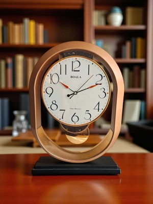 Ceas de perete cu pendul silențios 46 cm foto