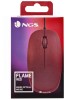 Mouse Ngs Wired Flame 1000dpi Red PC
