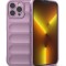Husa Wave din Silicon compatibila Apple iPhone 15 Pro Anti-Shock, Mov