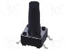 Microintrerupator 6x6mm, OFF-(ON), SPST-NO, NINIGI - TACTM-613N-F
