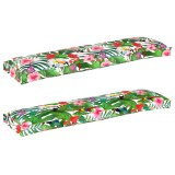 VidaXL Set de perne pentru palet Floral 2 pcs Jungla tropicală