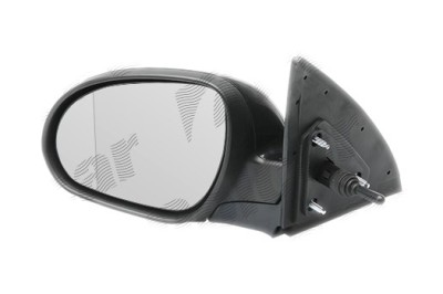 Oglinda exterioara Hyundai I30 (Fd), 03.0207-03.2012, partea Dreapta, culoare sticla crom , sticla convexa, cu carcasa neagra, ajustare manuala, 8762 foto