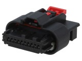 Conector automotive Mini50 Sealed, mufă mamă, 10 pini pe cablu