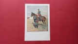 Litho Bucuresti Uniforma Militar Cavalerie SOCECU Litografie