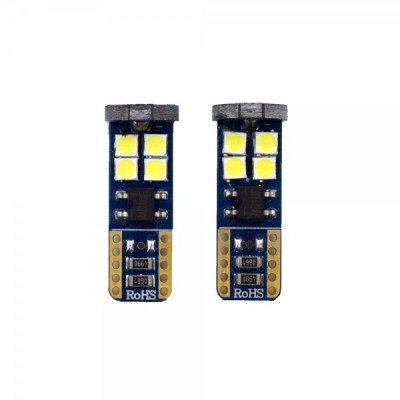 Set 2 x Lampi auto LED, Canbus, 12 SMD, CBT 507 foto