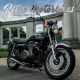 Retro Motorbikes - 2024 Square Wall Calendar