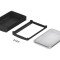 Carcasă desktop BOPLA BoVersa 140x210x63mm policarbonat IP66/IP68 neagră