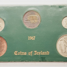 M01 Irlanda set monetarie 5 monede 1967