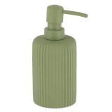 Dispenser Săpun Polirășină Striatii 230 Ml &ndash; Kaki