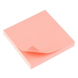 Notițe Adezive, Stick It, Coral, Dimensiuni 7.6x7.6cm, 100 File, Oem