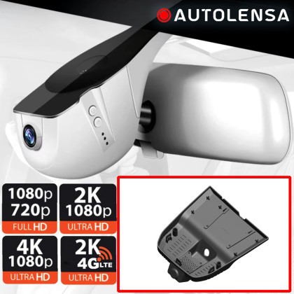 Camera DVR Ford Transit mid 2023-24, camera fata 1080p Autolensa, Model 24/7 Negru FD22 CarStore Technology