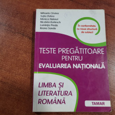 Teste pregatitoare pentru evaluarea nationala.Lumba si literatura rom.-M.Cirstea