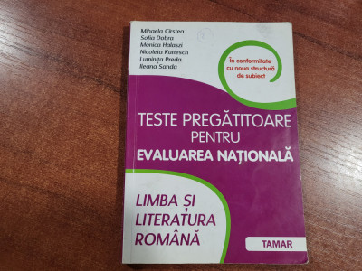 Teste pregatitoare pentru evaluarea nationala.Lumba si literatura rom.-M.Cirstea foto