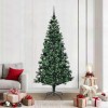 VidaXL Pom de Crăciun artificial pre-iluminat cu 300 LED Verde 210 cm 3396776