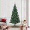vidaXL Pom de Crăciun artificial pre-iluminat cu 300 LED Verde 210 cm 3396776