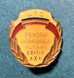 Insigna UTC pentru apararea patriei editia a X a
