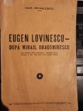 1943 Har. Mihailescu - Eugen Lovinescu dupa Mihail Dragomirescu extras Ceahlaul