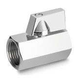 Robinet sferic 1/2 inch, Mini robinet alama cromata