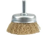 Perie Cupa Cu Ax 75Mm, Sarma Ondulata