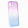 Husa APPLE iPhone X - Ombre (Violet&amp;Albastru)
