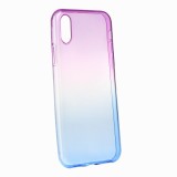 Husa APPLE iPhone X - Ombre (Violet&amp;Albastru)