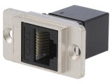 Adaptor DUALSLIM Cat 6 8p8c 29mm Metal