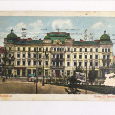 Carte postala veche Bucuresti Hotel Bulevard - Socec, circulata, interbelica