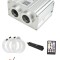 Kit Fibra Optica Plafon Instelat Auto 1200 Fire cu efect TWINKLE si Kit 10 Comete inclus 0.75mm si 3M lungime RGBW cu Control din Aplicatie Telefon si