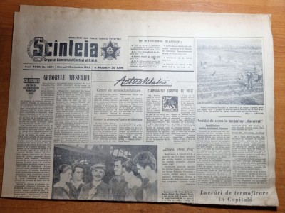 scanteia 23 octombrie 1963-magazinul bucuresti,targu mures,raionul gilort foto