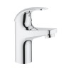 Baterie Lavoar GROHE BauCurve Crom Monocomanda, cartus ceramic,ventil, racorduri flexibile, fixare inclusa