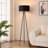Lampadar RUDNY,1 x E27,Metal,Negru