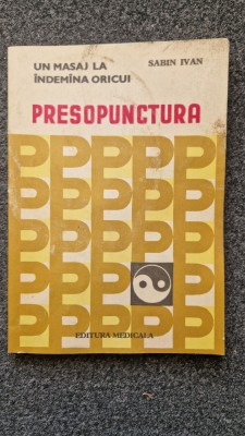 PRESOPUNCTURA - Sabin Ivan foto
