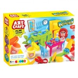 Set Plastilină Bucătărie, ART CRAFT, 30 Piese, Multicolor, Capacitate 56g, Oem