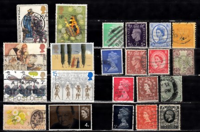 A7 T1 61 - Timbre foarte vechi - Anglia - Marea Britanie si colonii foto