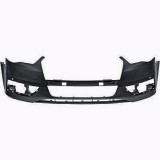 Bara fata Audi A3 (8v), 06.2012- Model Sedan, parte montare, cu 2 gauri pentru senzori de parcare si gauri spalator, 13C10721, Aftermarket, Rapid