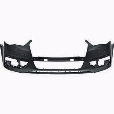 Bara fata Audi A3 (8v), 06.2012- Model Sedan, parte montare, cu 2 gauri pentru senzori de parcare si gauri spalator, 13C10721, Aftermarket