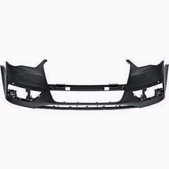 Bara fata Audi A3 (8v), 06.2012- Model Sedan, parte montare, cu 2 gauri pentru senzori de parcare si gauri spalator, 13C10721, Aftermarket