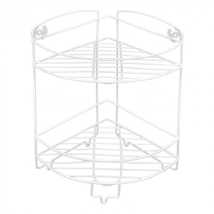 Etajera pentru baie, 12 x 50 cm, 2 rafturi